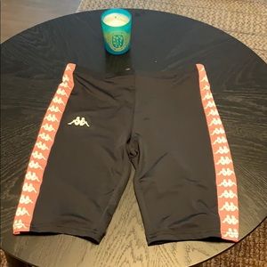 Black Kappa Bike shorts NWT